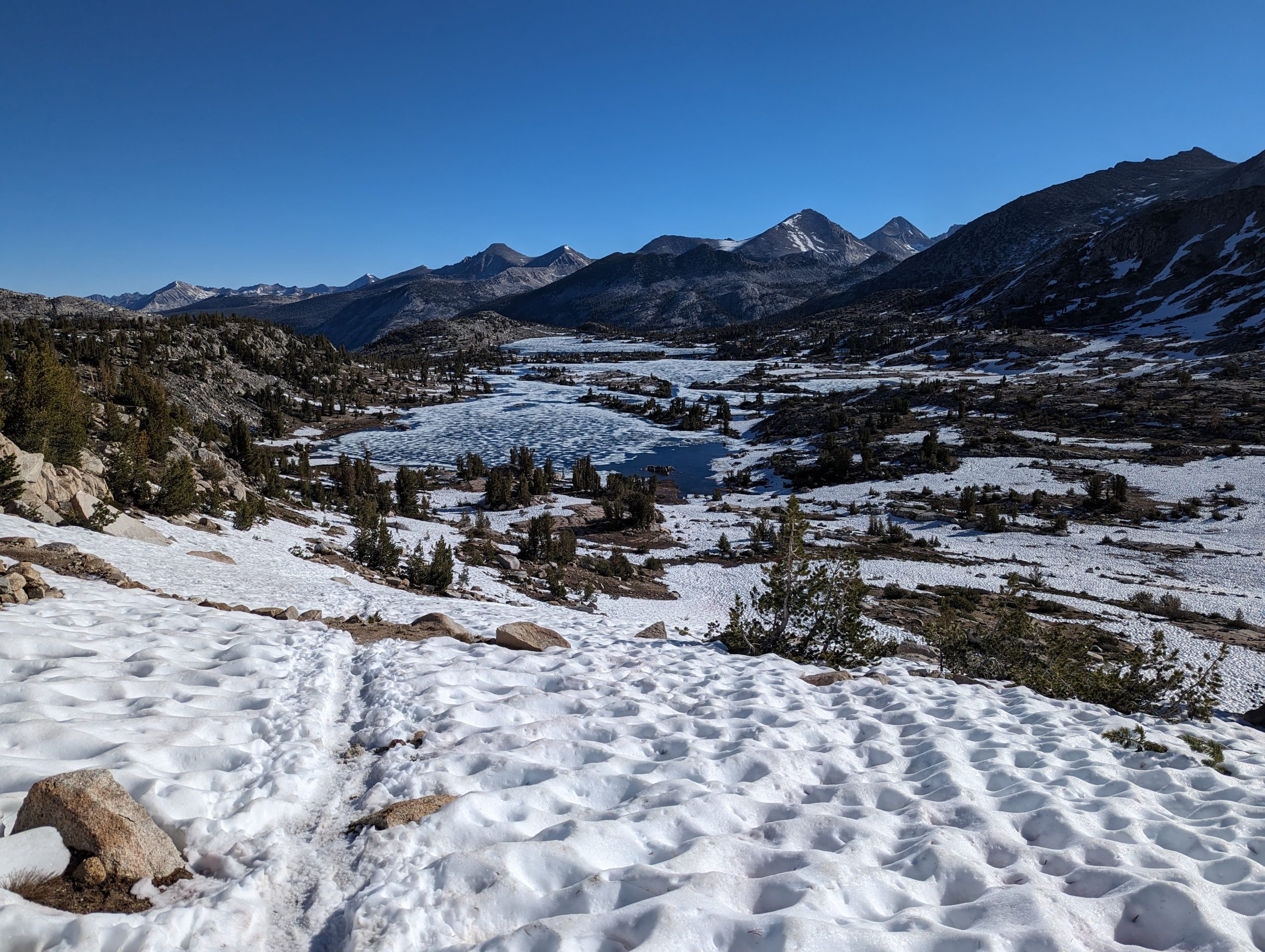 Continue up and down – mile 832 to 903