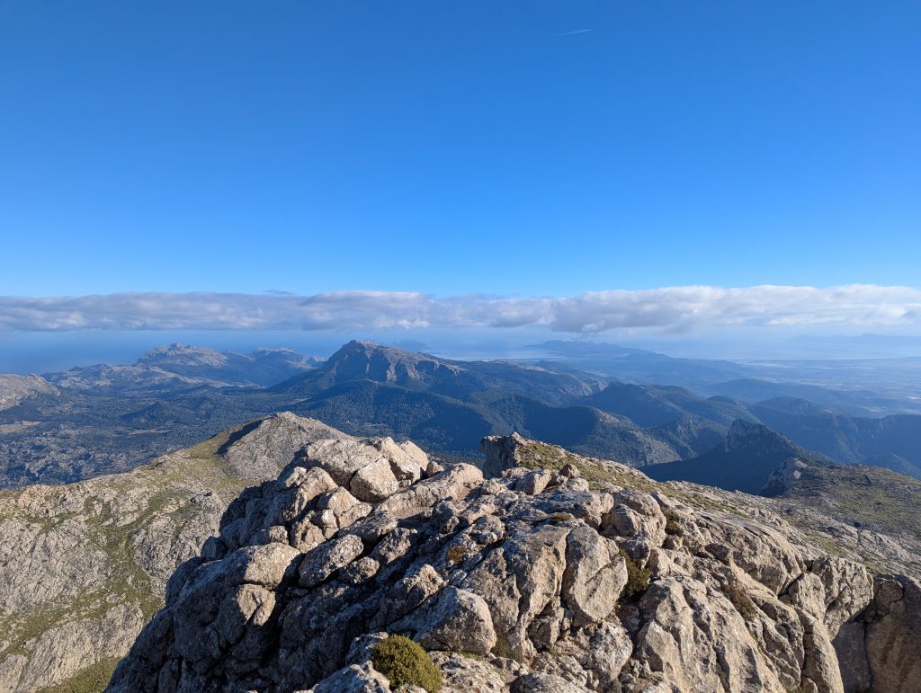 Ausblick vom Puig de Massanella